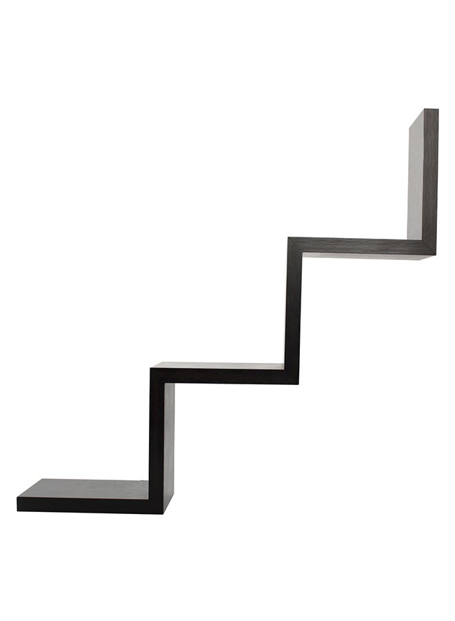 Home Box - Nicole Zig-Zag Shelf Brown - Image 1