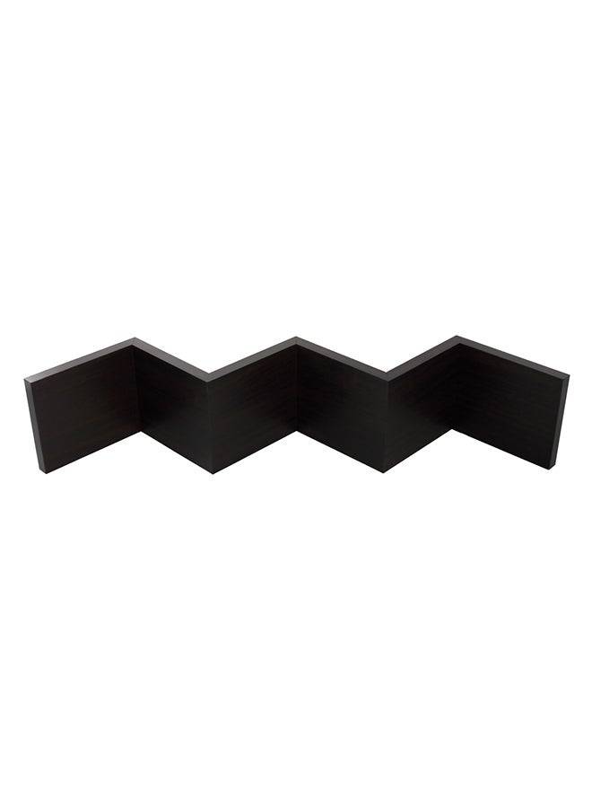 Home Box - Nicole Zig-Zag Shelf Brown - Image 1