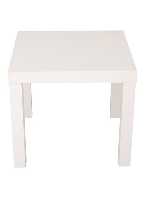 Agata End/Coffee Table White 45x50.8x50.8cm