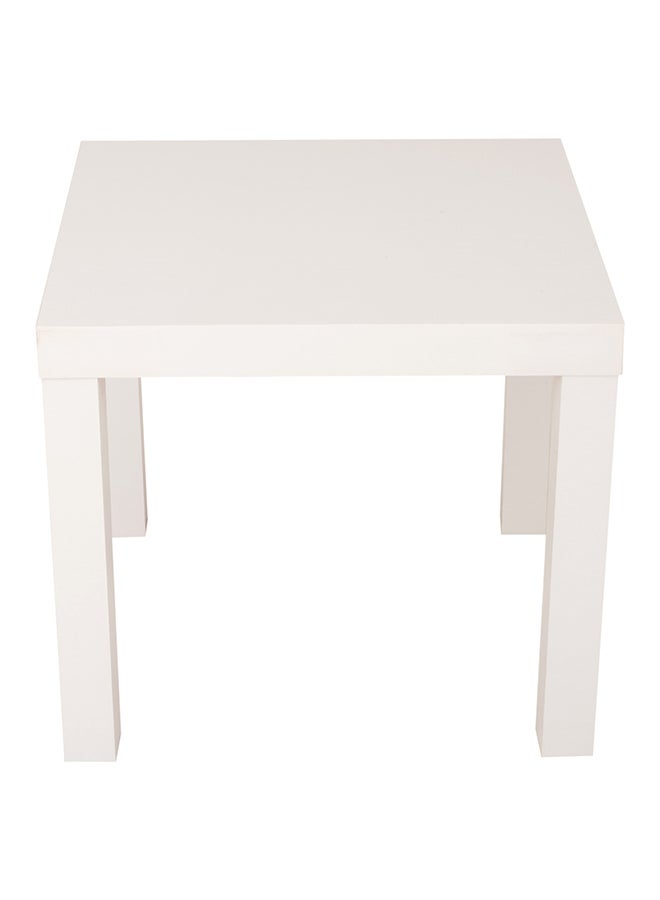 Agata End/Coffee Table White 45x50.8x50.8cm
