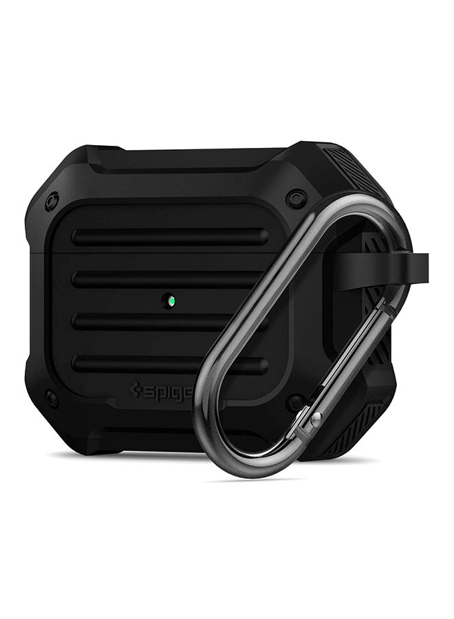 سبايجن حافظة متينة لسماعات أبل آيربودز برو أسود - Image 1