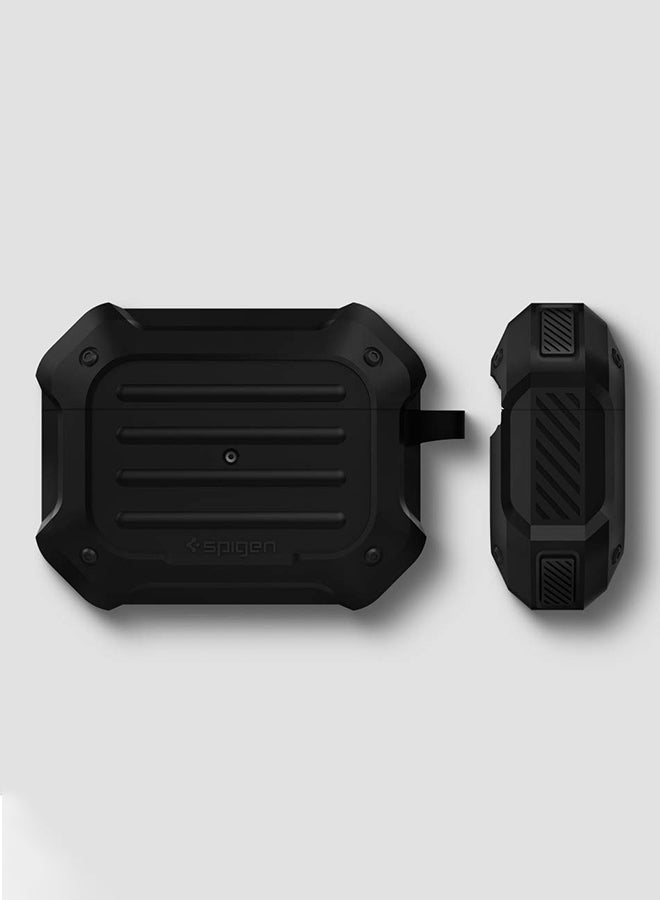 سبايجن حافظة متينة لسماعات أبل آيربودز برو أسود - Image 2