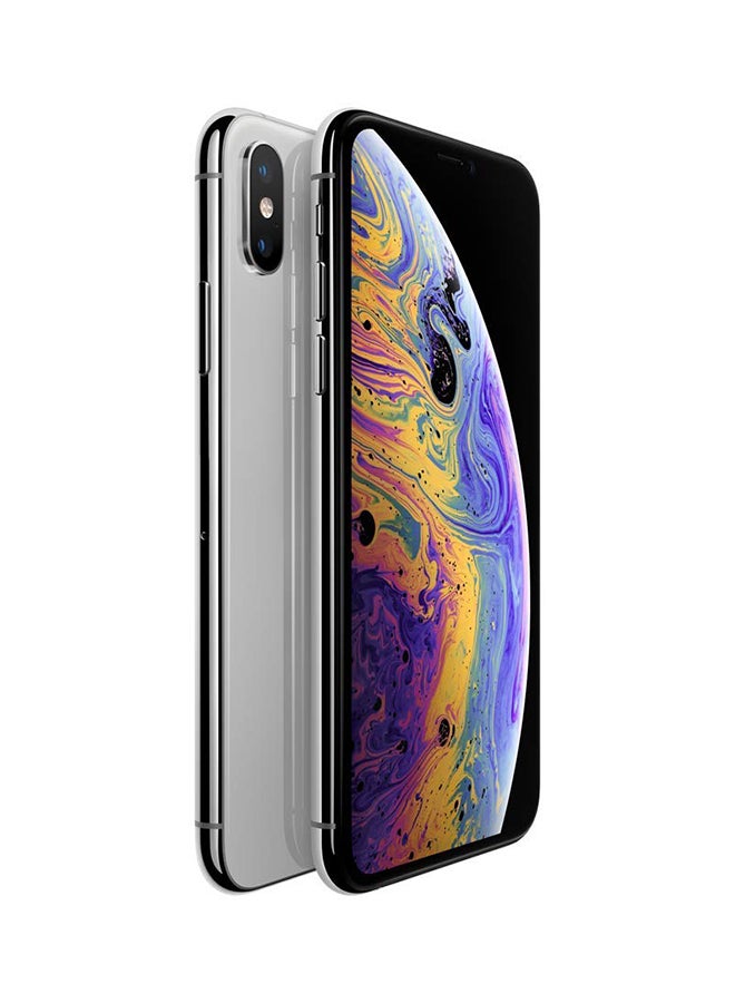أبل - هاتف iPhone Xs مزود ببرنامج FaceTime باللون الفضي وذاكرة سعة 256 جيجابايت ويدعم تقنية 4G LTE - إصدار عالمي - Image 1