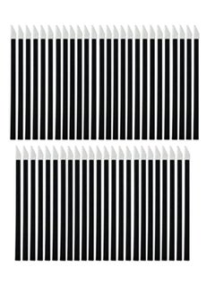 PIXNOR 200-Piece Disposable Lip Brush Set Black/White  - Image 1