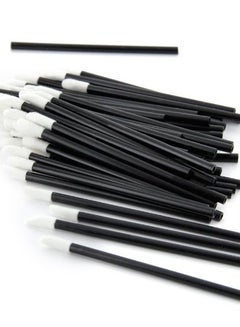PIXNOR 200-Piece Disposable Lip Brush Set Black/White  - Image 2