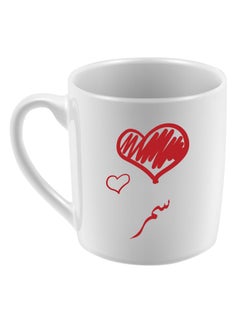 Ceramic Mug With Samar Name White/Red