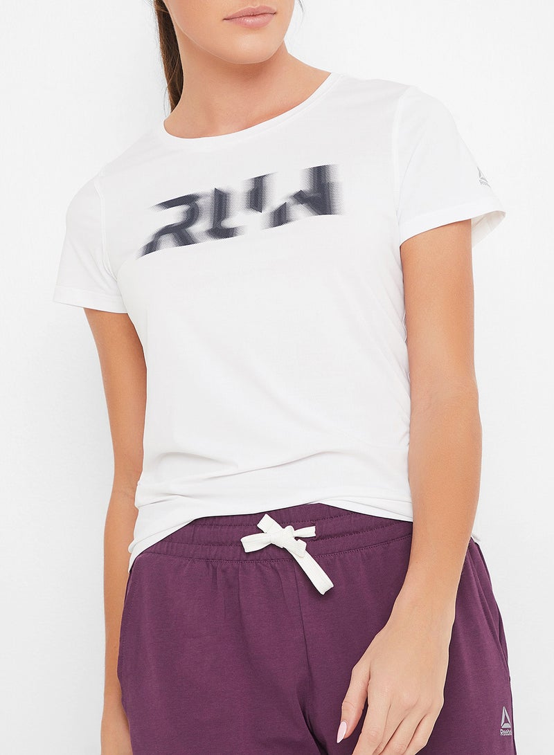 Reebok Osr Activchill T-Shirt White/Black  - Image 1