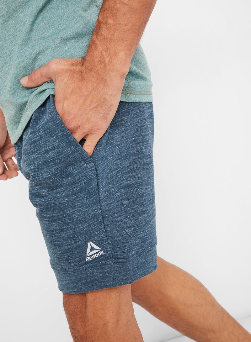 Reebok Training Essentials Marble Group Shorts Blue  - Image 4