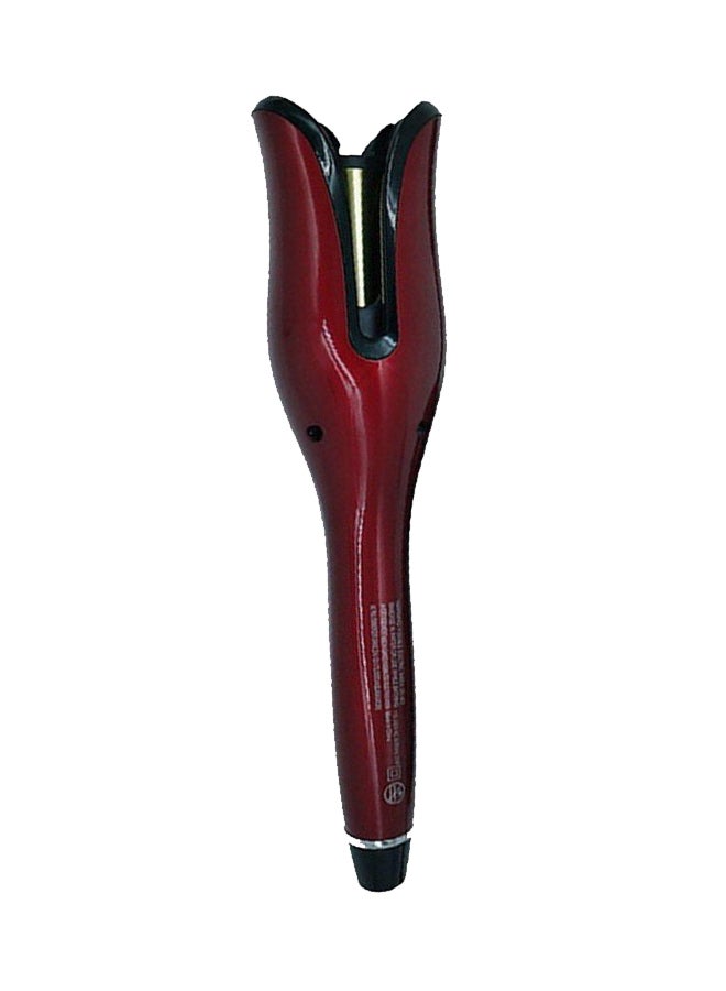 Multifunctional Automatic Spiral Rotating Hair Curler Red - Image 1