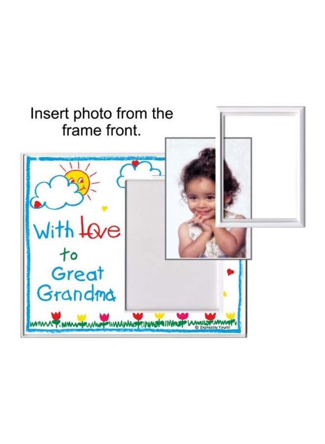 Expressly Yours! Photo Expressions My First Granddaughter Picture Frame Green/Purple/White 12x0.5x18inch  - Image 2