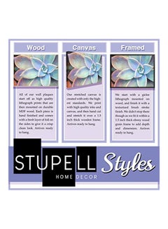 Stupell Industries Decorative Wall Art Yellow/Pink/Blue 11x0.5x15inch  - Image 4