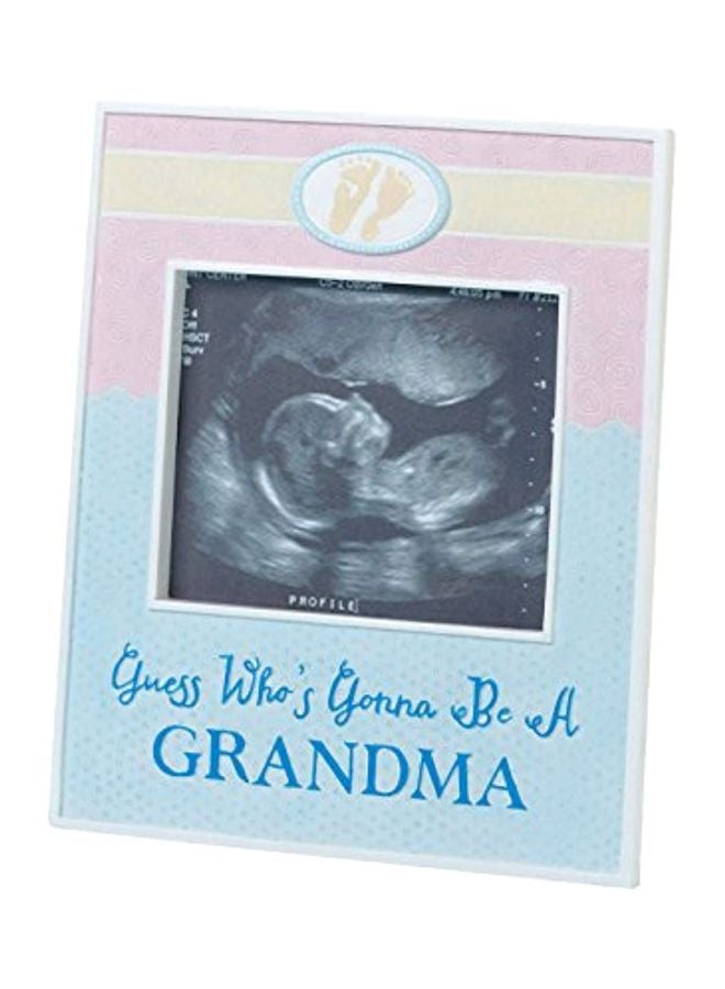 Lillian Rose Grandma Printed Ultrasound Frame Blue/Pink/Yellow 5.5x6.5inch  - Image 1