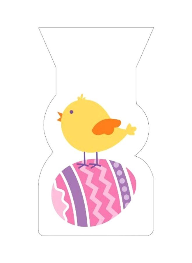 CREATIVE CONVERTING 20-Piece Chick Shaped Plastic Cello Bag 27109 