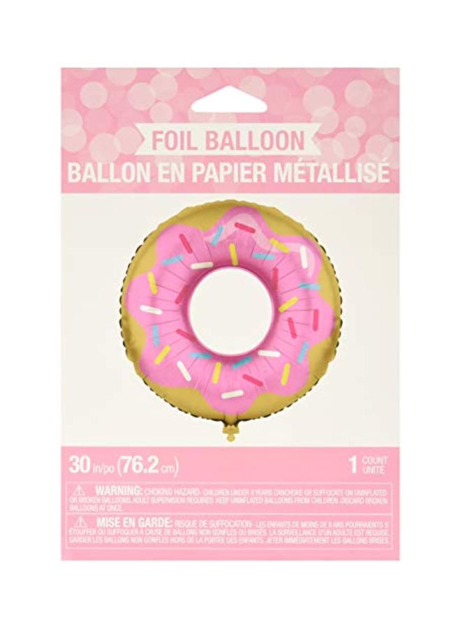 CREATIVE CONVERTING Donut Shaped Foil Balloon 30inch  - Image 2