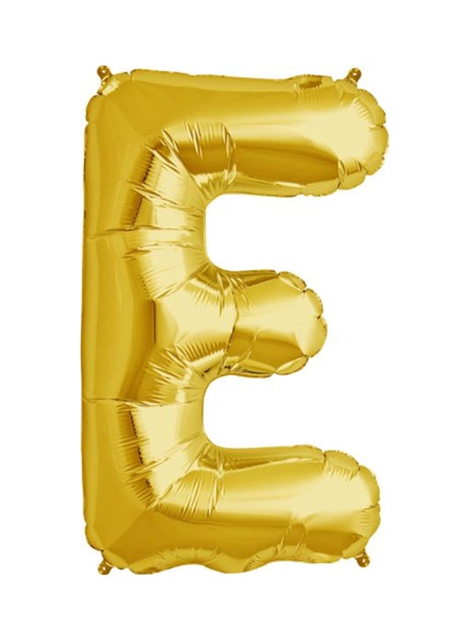 نورث ستار بالونز بالون من ورق معدني على شكل حرف E 34بوصة