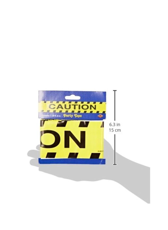 شريط لاصق للحفلات بكلمة "Caution" 6متر - v1574333835/N32177328A_2