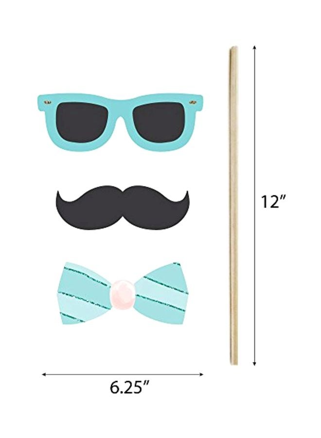 Big Dot of Happiness Pack Of 40 Let's Be Mermaids Party Photo Booth Props Kit  - Image 5