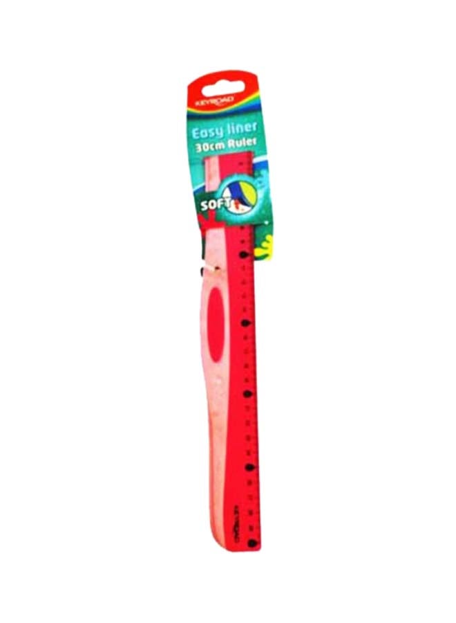 Generic Plastic Ruler 30 cm Multicolour 