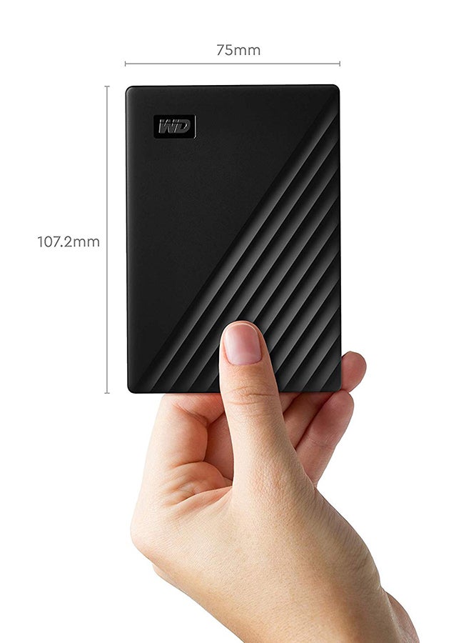 WD - My Passport Portable External Hard Drive WDBYVG0010BBK 1 TB - Image 1