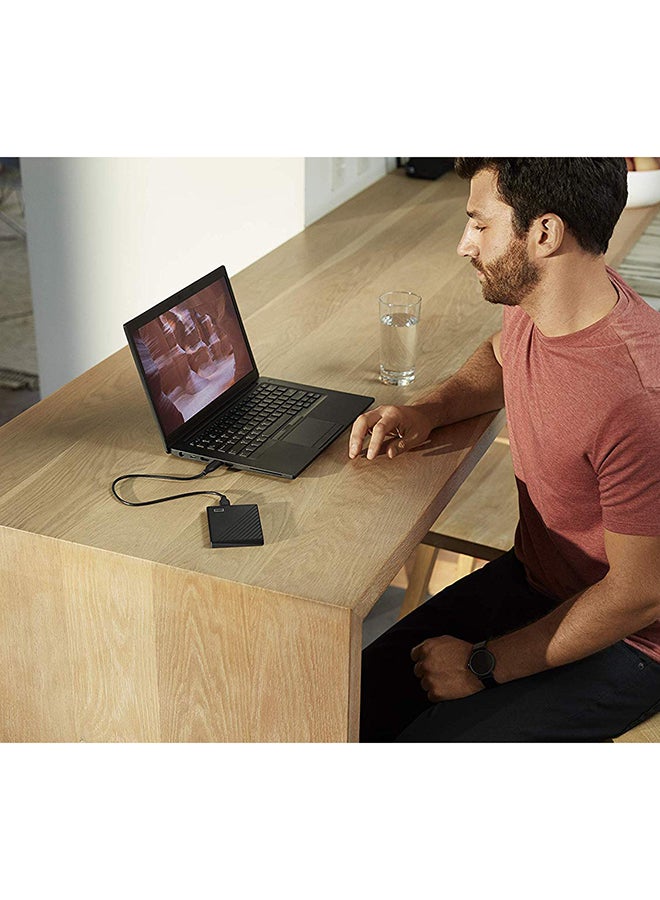 WD - My Passport Portable External Hard Drive WDBYVG0010BBK 1 TB - Image 1