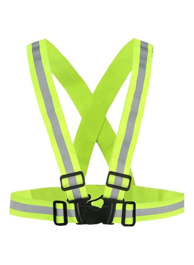 High Visibility Vest Reflective Belt Green/Black/Grey