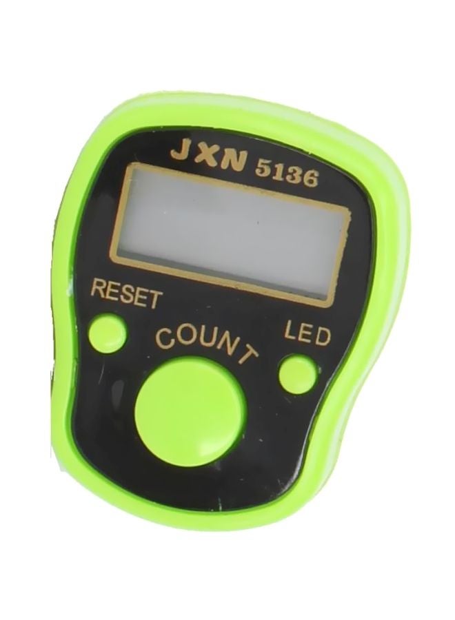 عداد مسجل رقمي مع ضوء LED أخضر/أسود  - Image 1