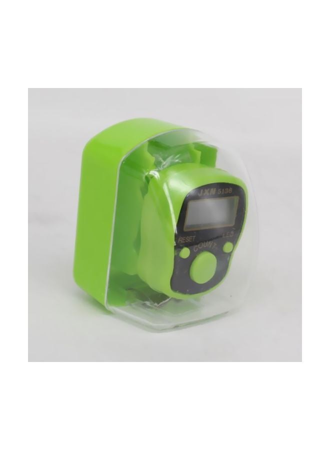 عداد مسجل رقمي مع ضوء LED أخضر/أسود  - Image 2