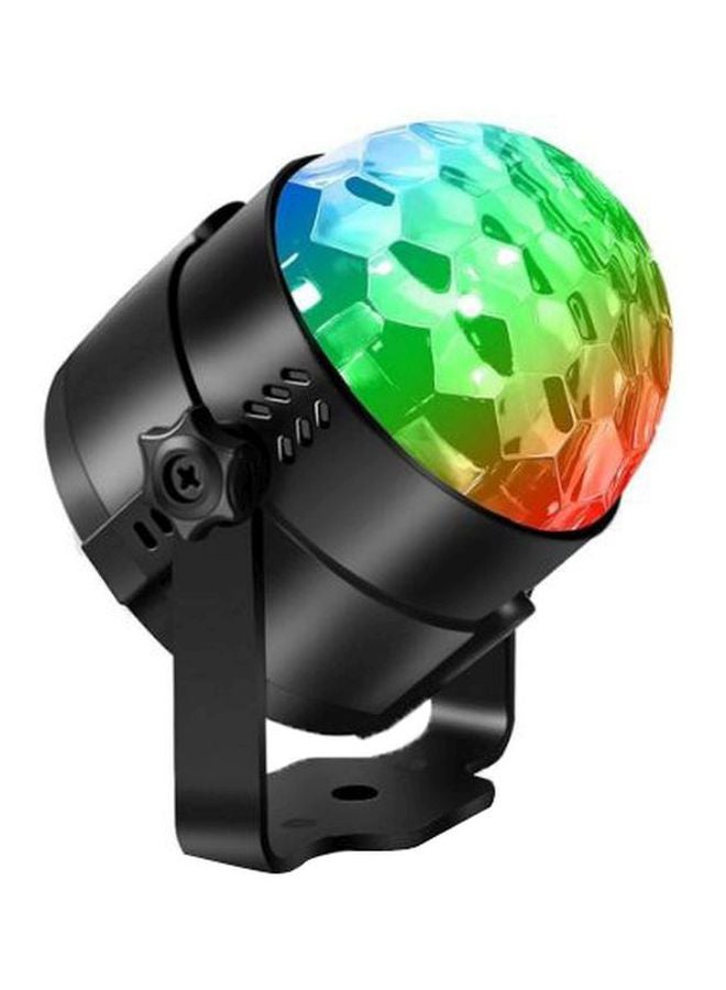 Colour Changing LED Disco Light With Remote Black/Green/Orange One Size