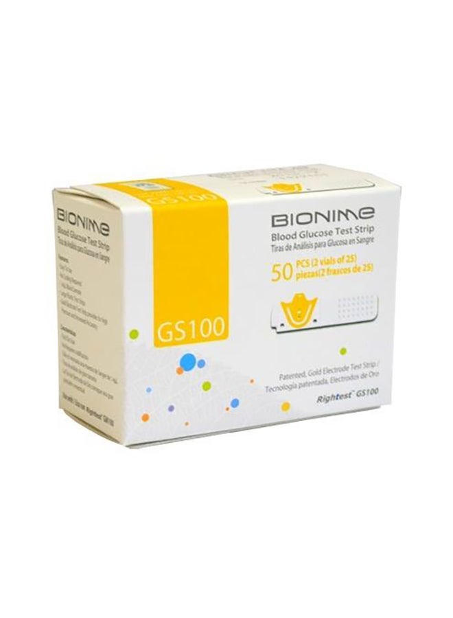 50-Piece Blood Glucose Test Strip