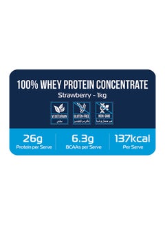 Yalla Protein 100% Whey Protein - Strawberry - 1kg (30 servings)  - Image 2