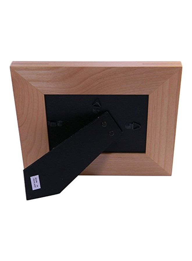 CustomGiftsNow Wooden Desktop Photo Frame Beige 8.8x6.8x1inch  - Image 2