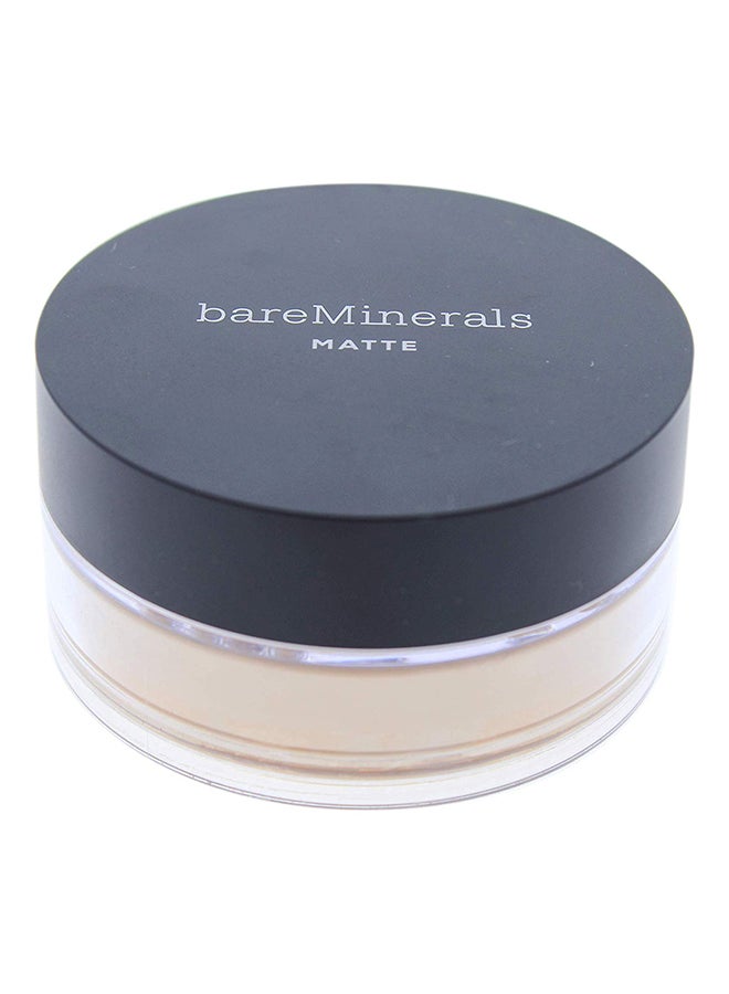 بودرة كريم أساس سائبة غير لامعة بعامل حماية من الشمس SPF 15 عاجي ذهبي 07