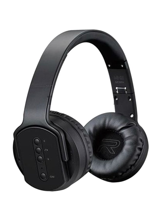 SODO 2-In-1 Flip-Out Bluetooth Over-Ear Headset Black  - Image 1