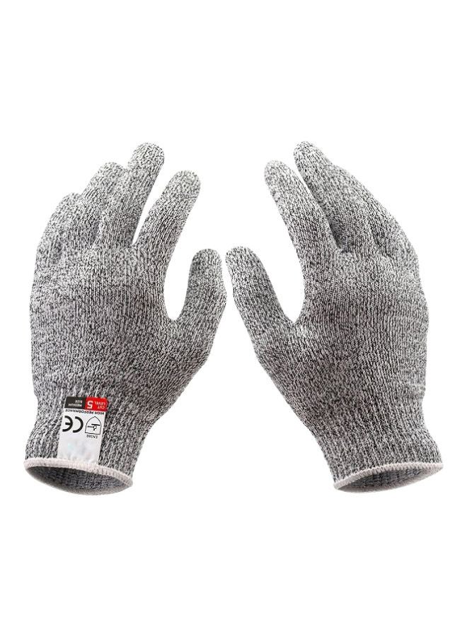 Cut Resistant Safety Gloves Grey M