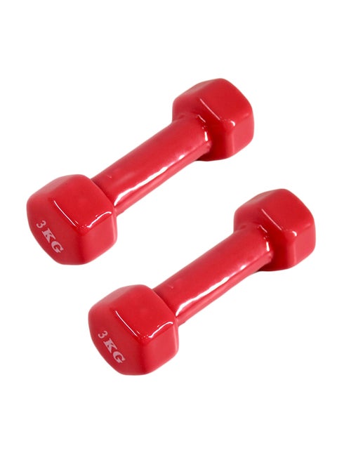 Hexagonal Dumbbell Set 2 x 3kg