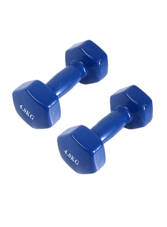 Generic Hexagonal Dumbbell Set 2 x 4kg  - Image 1