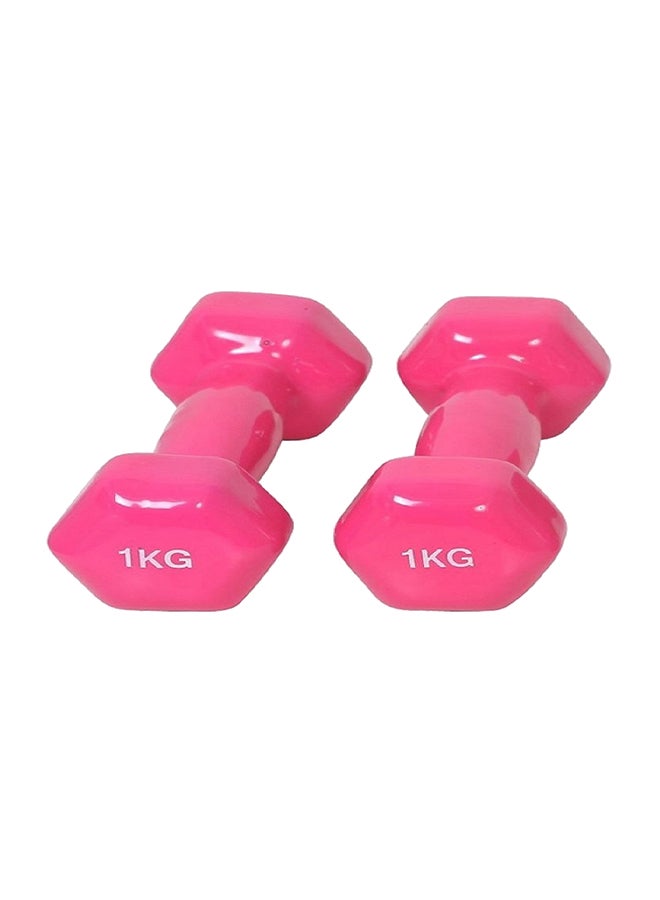Hexagonal Dumbbell Set 2 x 1kg