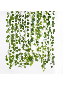 Generic 12-Piece Artificial Hanging Ivy Leaves Green  - Image 1