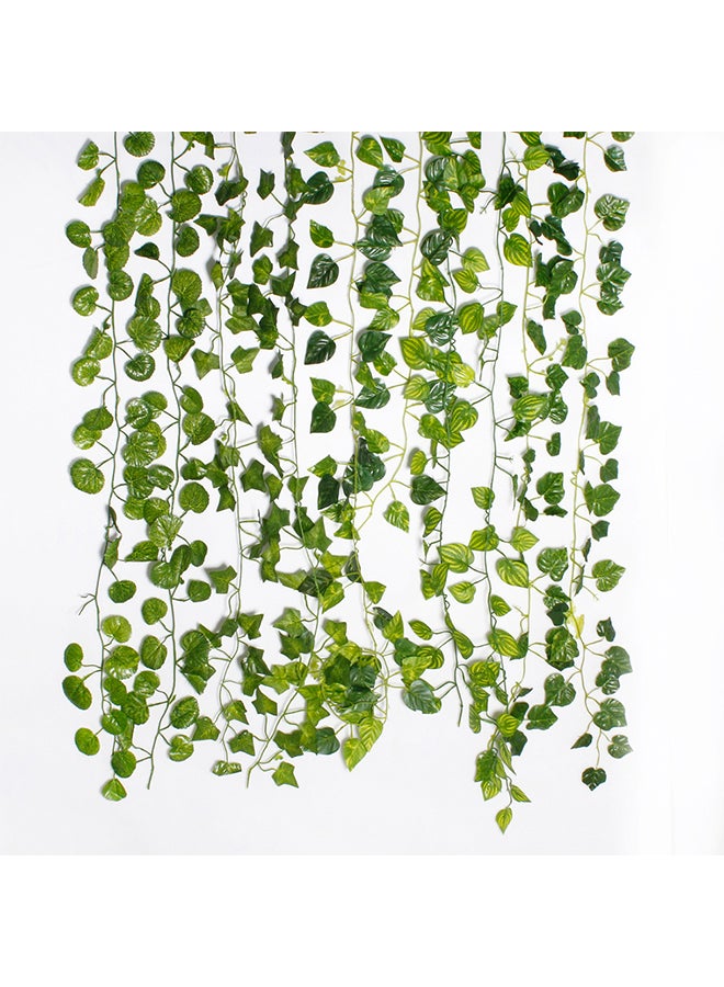 Generic 12-Piece Artificial Hanging Ivy Leaves Green  - Image 1