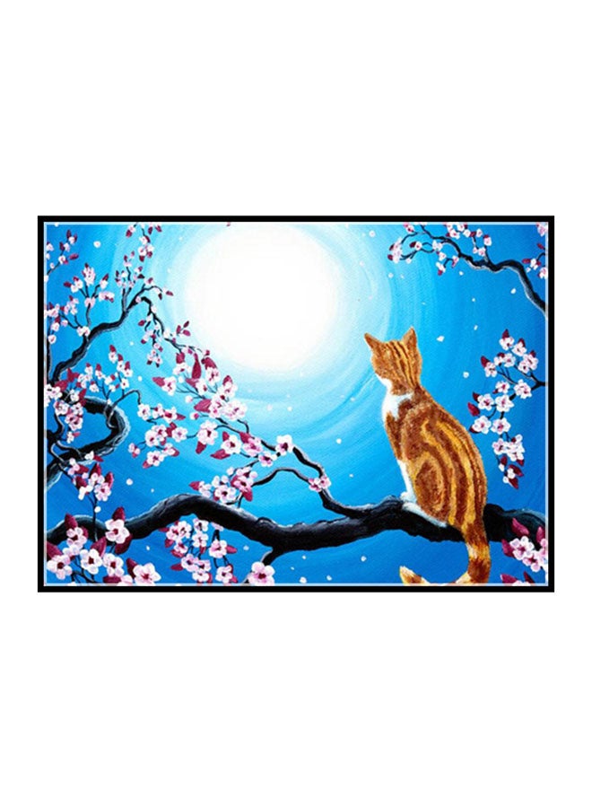 Generic DIY Cat Theme Diamond Painting For Wall Decoration Multicolour 30 x 40centimeter  - Image 1