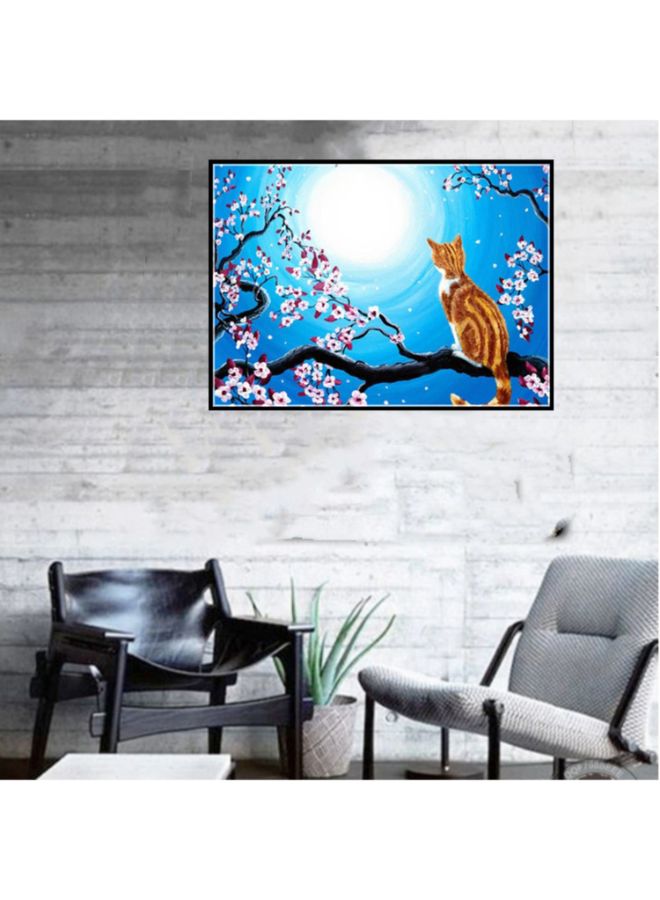 Generic DIY Cat Theme Diamond Painting For Wall Decoration Multicolour 30 x 40centimeter  - Image 5