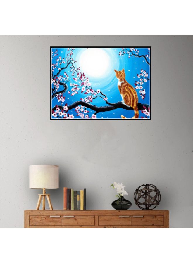 Generic DIY Cat Theme Diamond Painting For Wall Decoration Multicolour 30 x 40centimeter  - Image 4