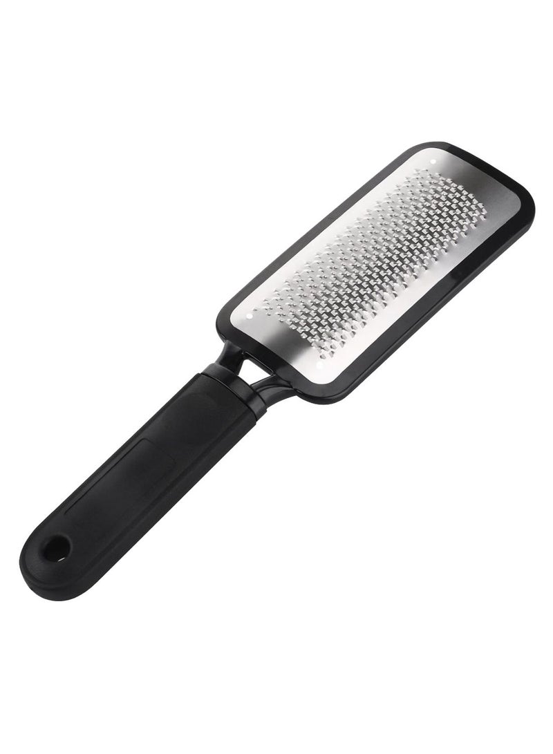 Tinksky Foot Exfoliating Scrubber Cleaner File Black/Silver 27 x 7cm