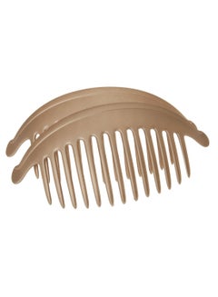 2-Piece Belle Larger Interlocking Comb Set Matte Sable 1.8 x 2.8inch - v1574389125/N32182397A_1