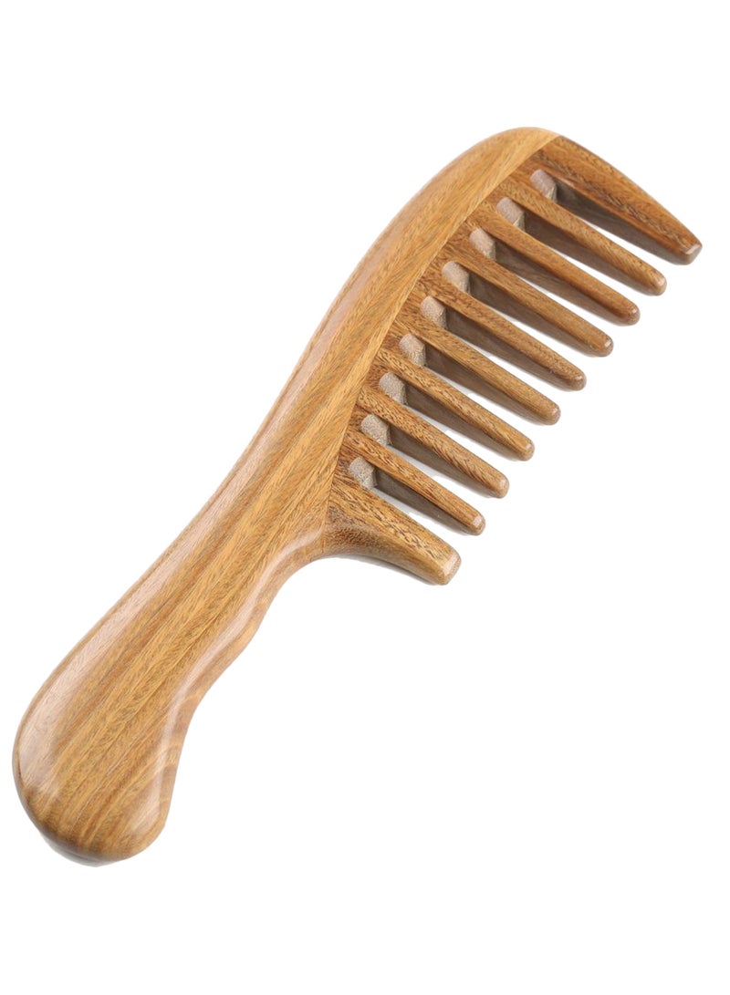 بريزلايك مشط بأسنان عريضة لفك تشابك الشعر بني 7.1بوصة - Image 2