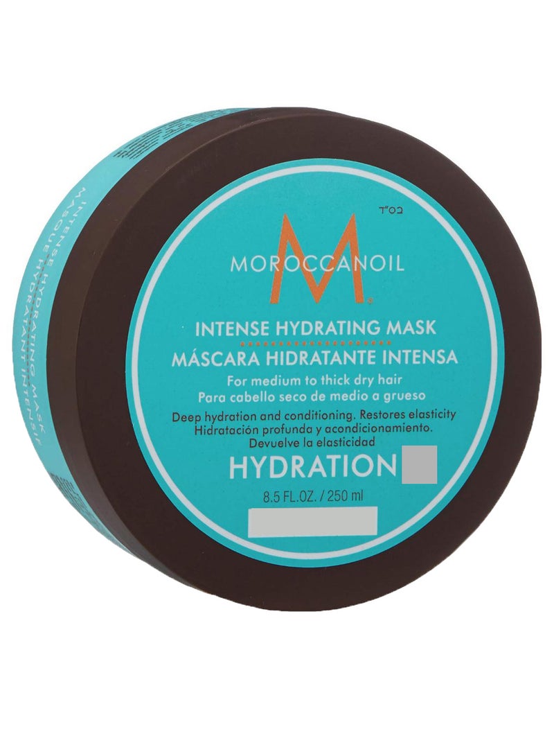 MOROCCANOIL Intense Hydrating Hair Mask, Floral Scent, 250ml – Deep Conditioner for Dry & Dehydrated Hair 250ml  - Image 1