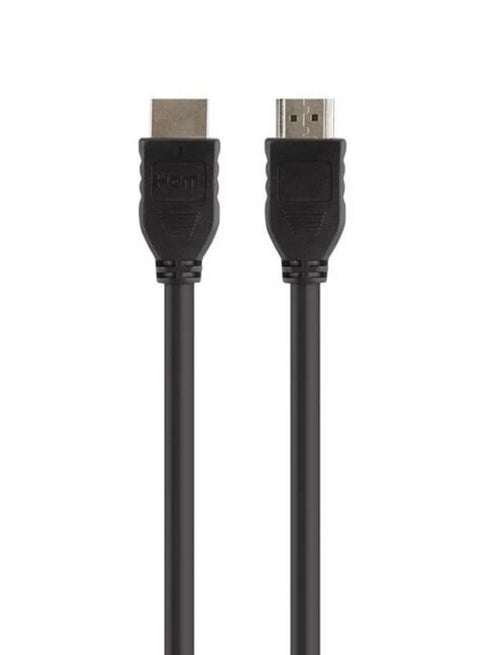 High-Speed Hdmi 2.0 Cable - 3 Meters, Supports 4K Video For Ultra Hd Tv And Monitors, Male To Male, Plug And Play, For Home And Office Audio-Video Solutions Black