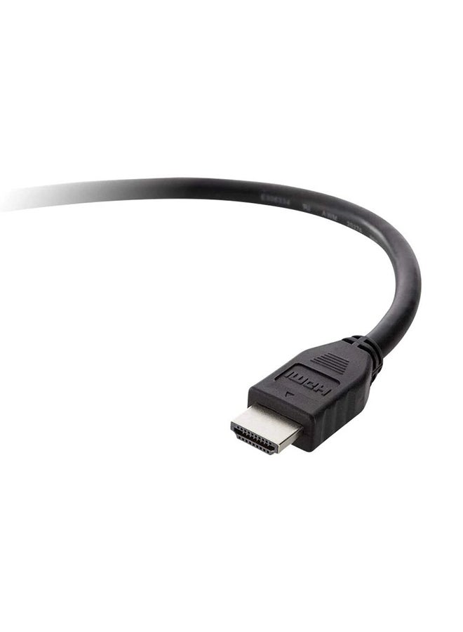 belkin High-Speed Hdmi 2.0 Cable - 3 Meters, Supports 4K Video For Ultra Hd Tv And Monitors, Male To Male, Plug And Play, For Home And Office Audio-Video Solutions Black  - Image 2