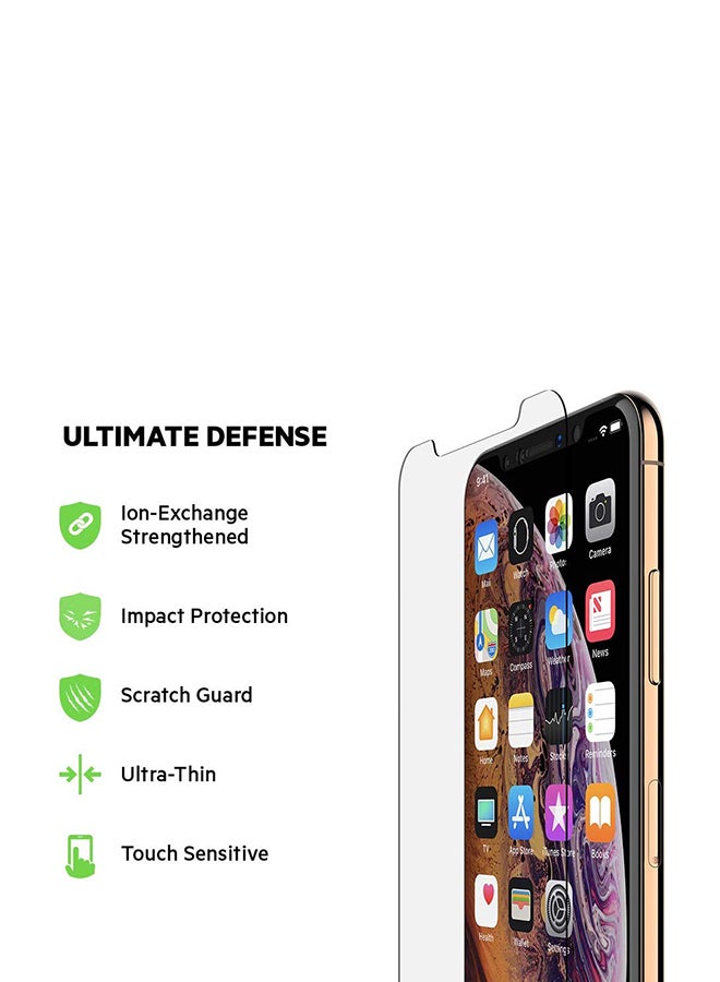 belkin - Screenforce Invisiglass Screen Protector For Apple Iphone Xs/X Clear - Image 1
