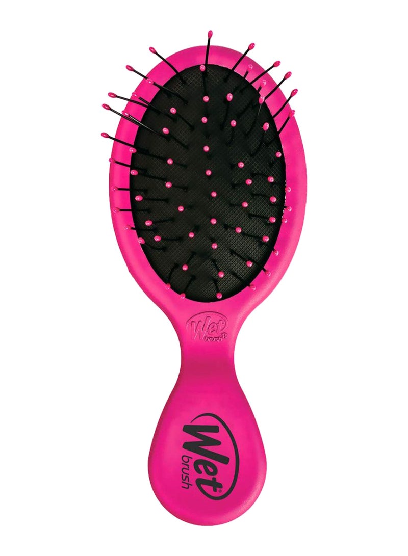 Wet Brush Mini Detangler Hair Brush Pink/Black